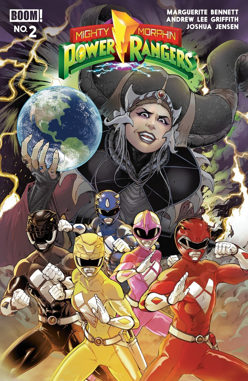 Mighty Morphin Power Rangers (2026) #2 (Cover B Andrew Lee Griffith)