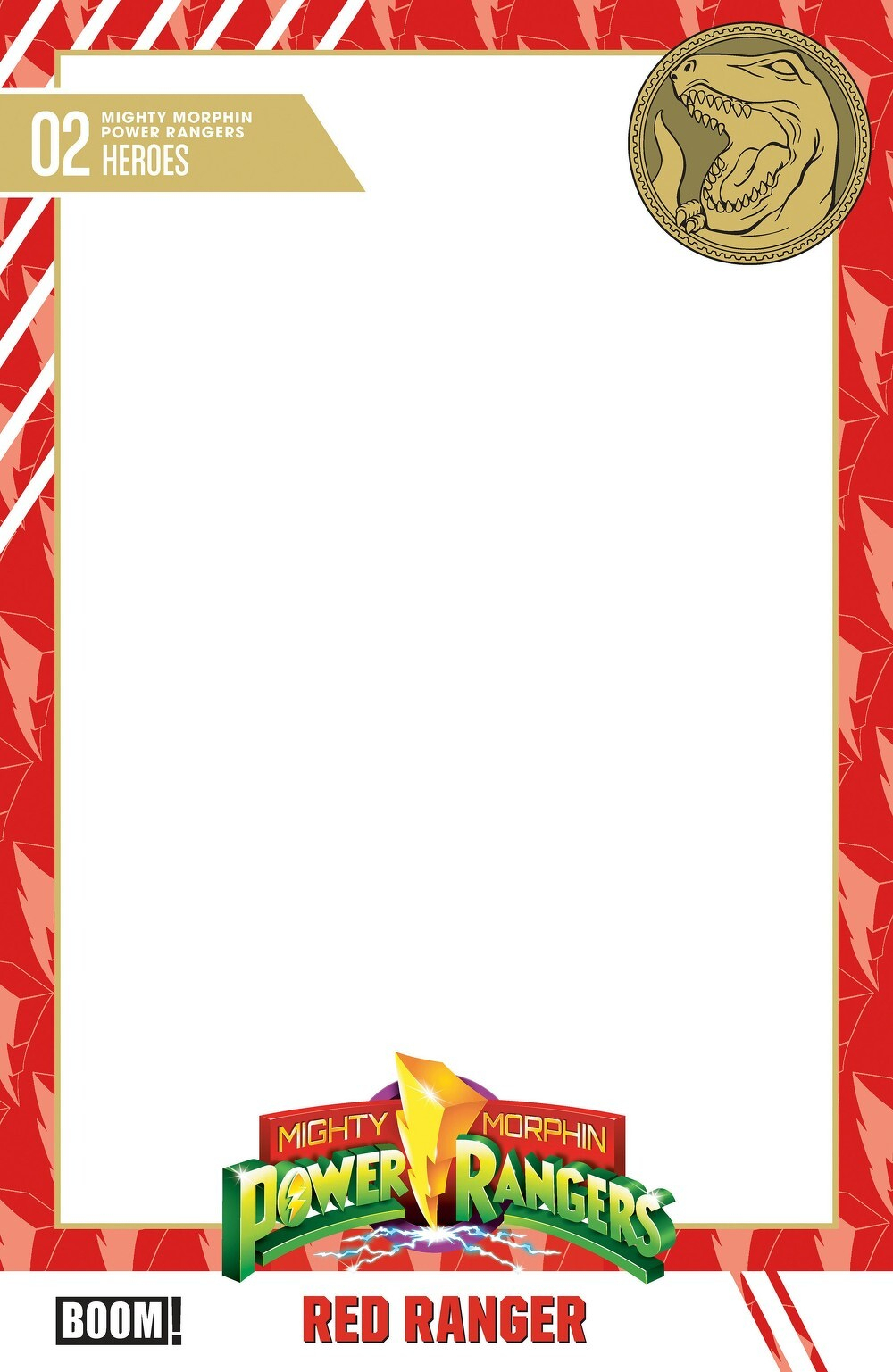 Mighty Morphin Power Rangers (2026) #2 (Cover D Trading Card Blank Variant)