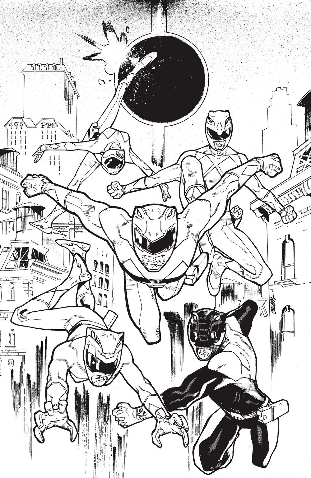 Mighty Morphin Power Rangers (2026) #2 (Cover H Enid Balam Full Art Variant)