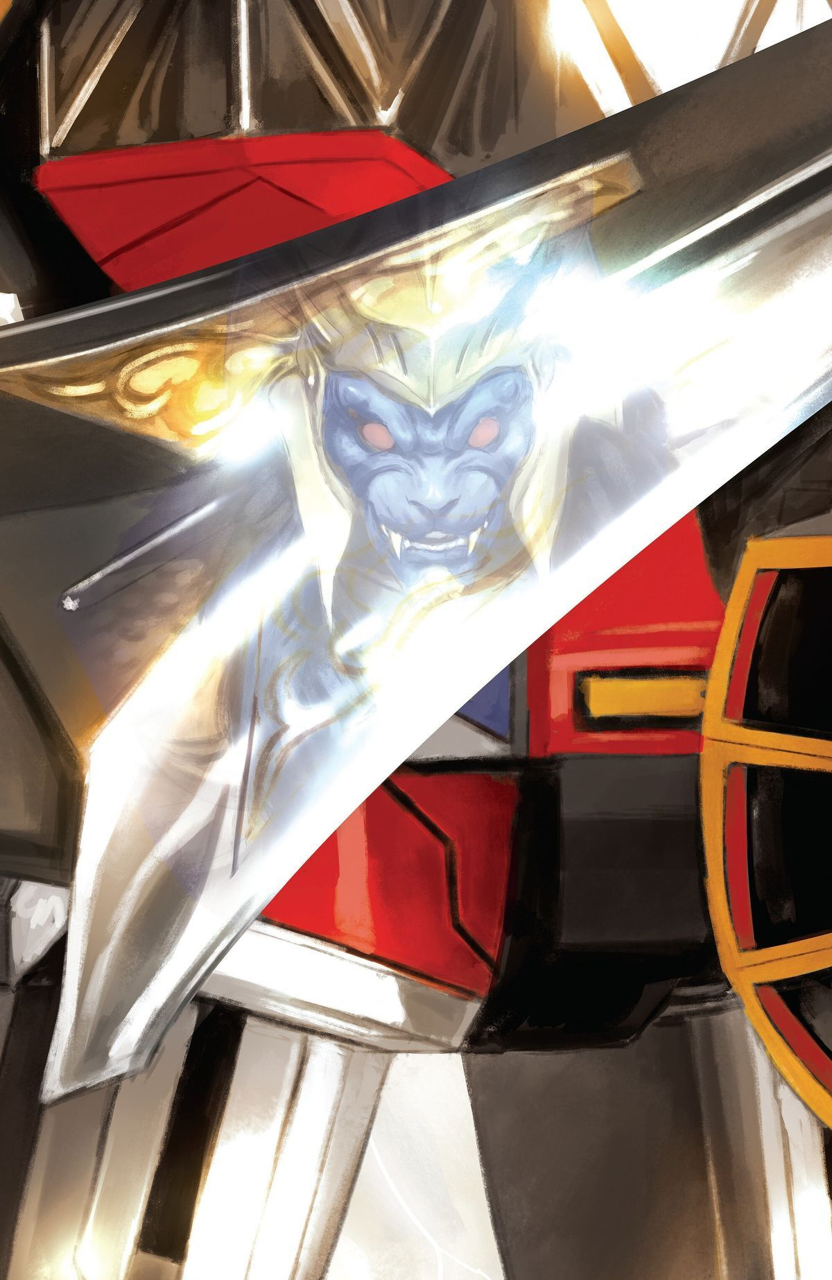 Mighty Morphin Power Rangers (2026) #5 (Cover C Miguel Mercado Megazord Card Stock Connecting Full Art Variant)