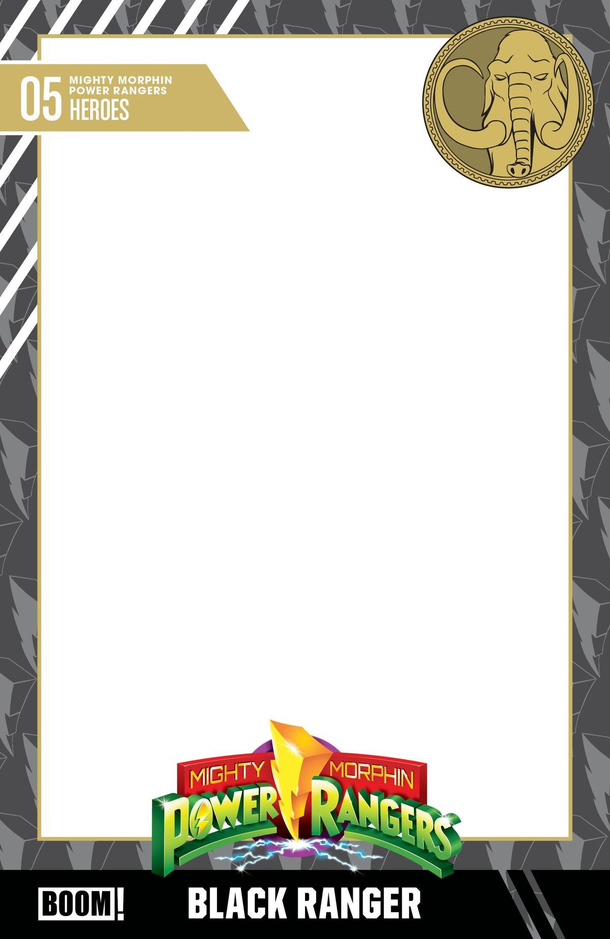 Mighty Morphin Power Rangers (2026) #5 (Cover D Trading Card Blank Sketch Variant)