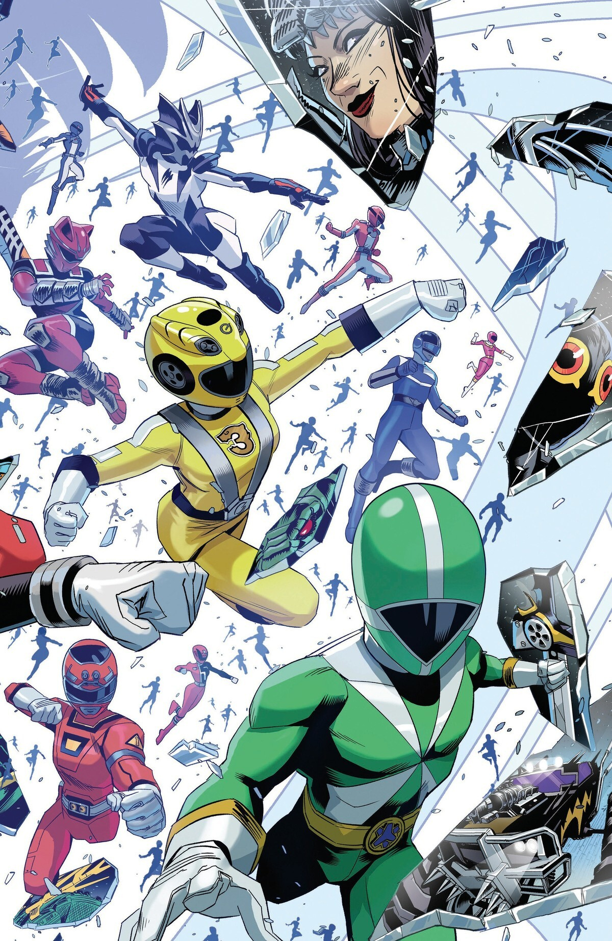 Power Rangers Unlimited #4 (Cover C Alessio Zonno Every Ranger Ever Card Stock Connecting Full Art Variant)(find on eBay)