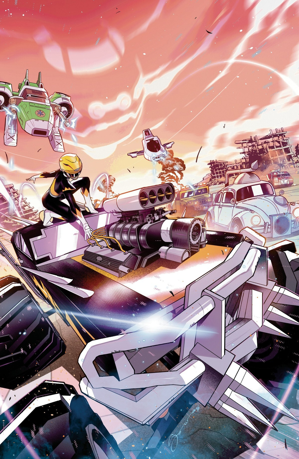 Power Rangers Unlimited #4 (Cover D Federico Sorressa Foil Full Art Variant)(find on eBay)