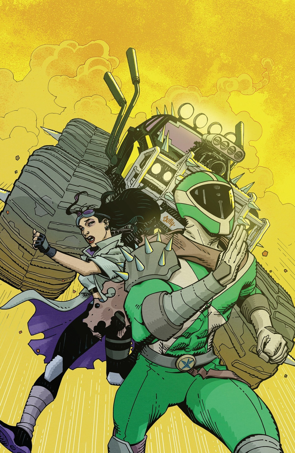 Power Rangers Unlimited #4 (Cover E Cully Hamner Foil Full Art Variant)(find on eBay)