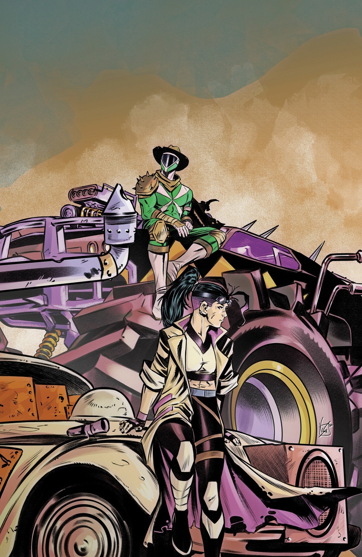 Power Rangers Unlimited #4 (Cover F Vincenzo Federici Full Art Variant)