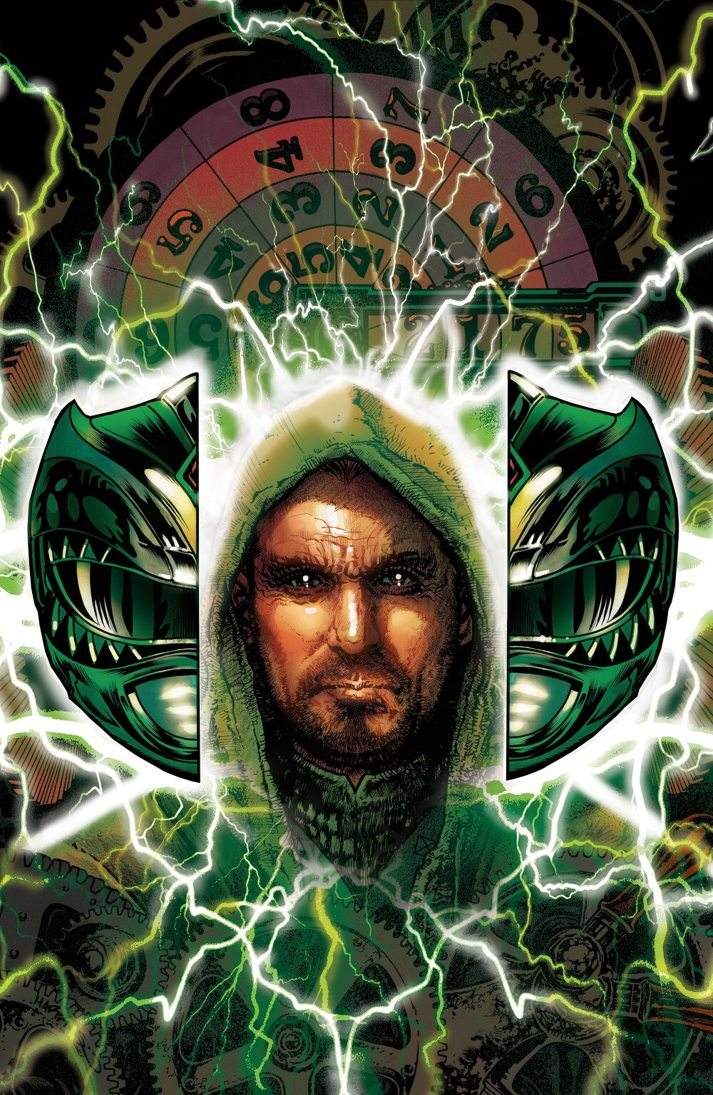 Power Rangers Green #1 (Cover F Tony Harris Foil Full Art Variant)