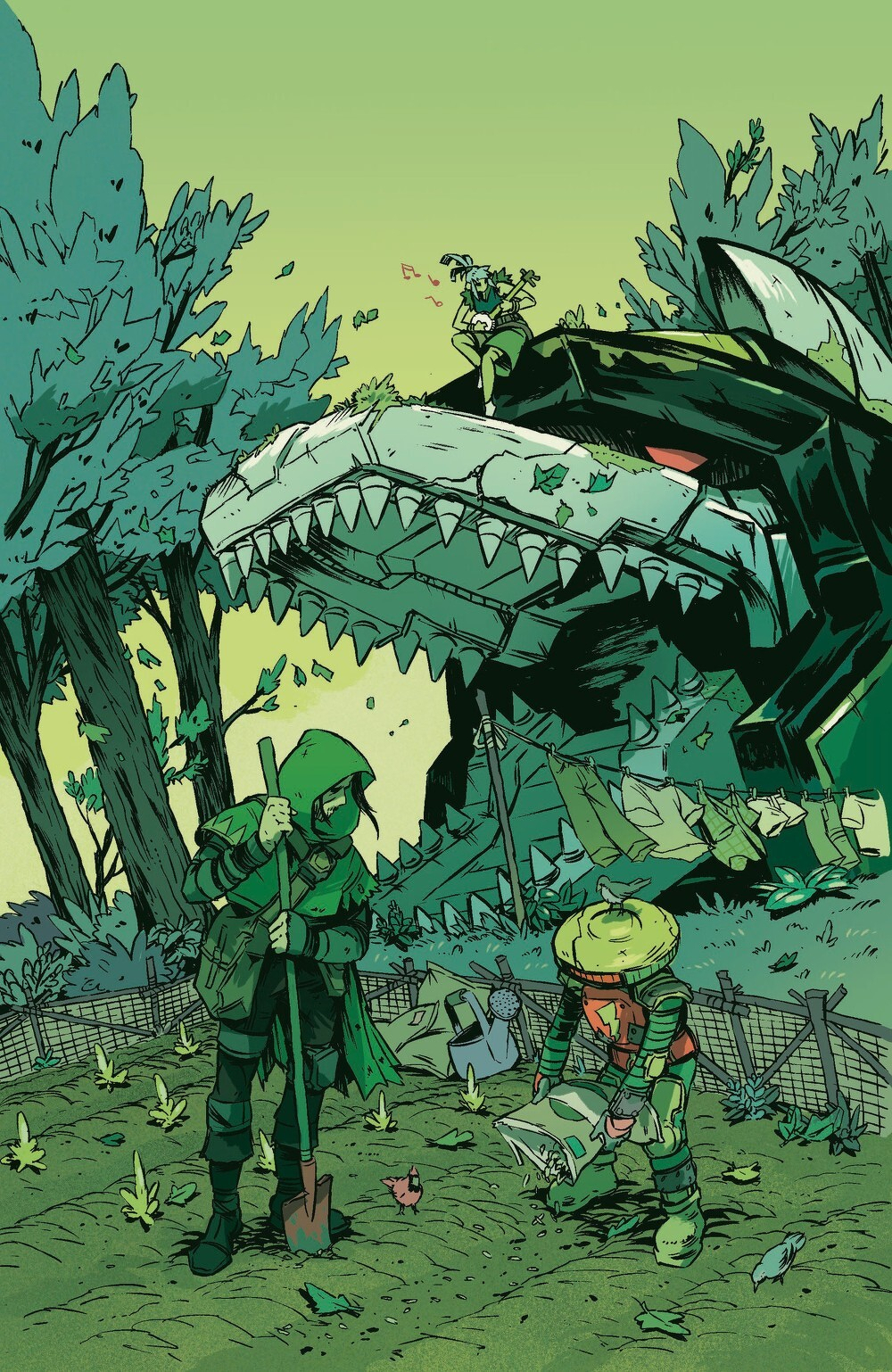 Power Rangers Green #1 (Cover I Oliver Ono Full Art Variant)