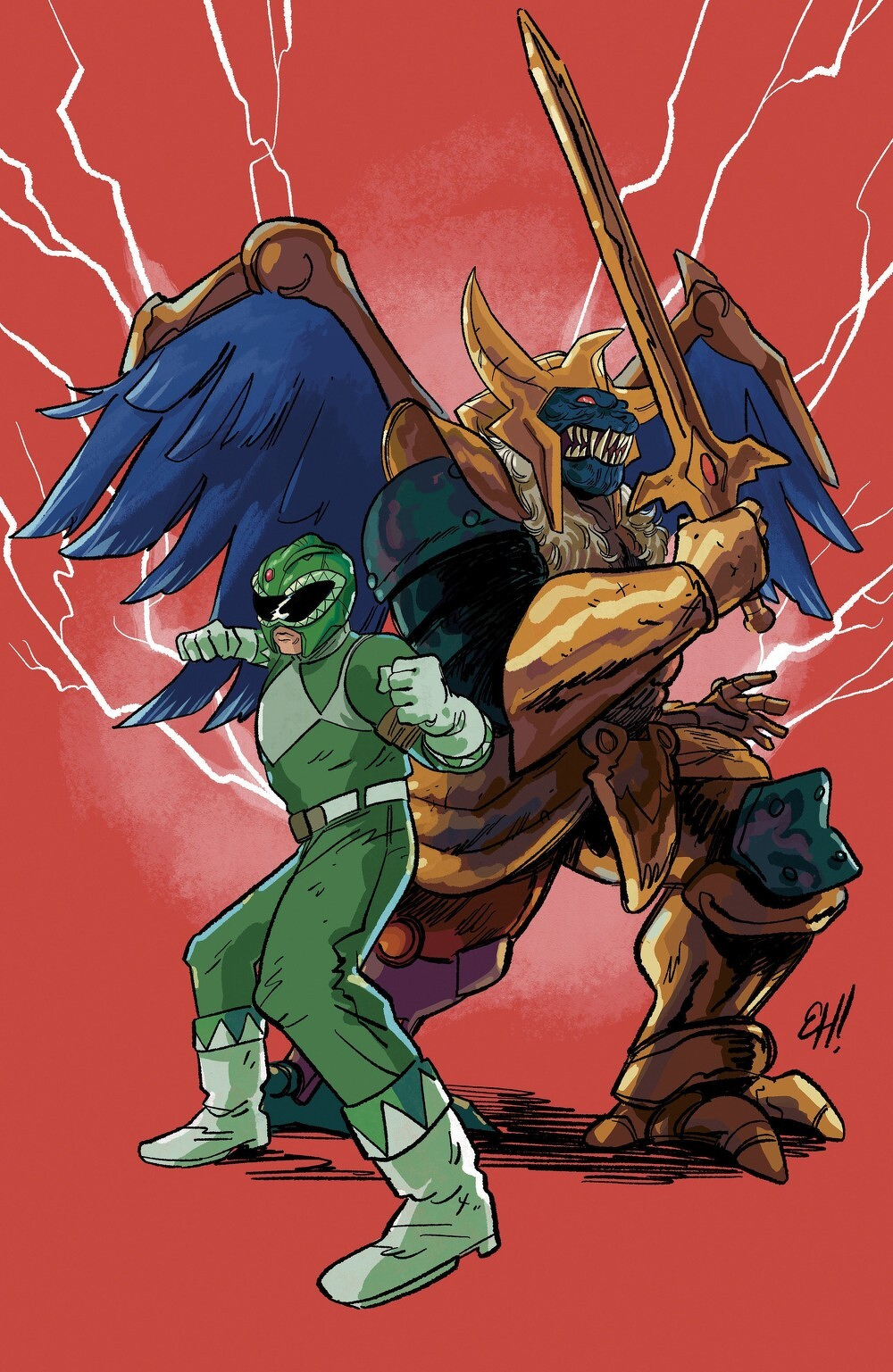 Power Rangers Green #1 (Cover K Erica Henderson Full Art Variant)