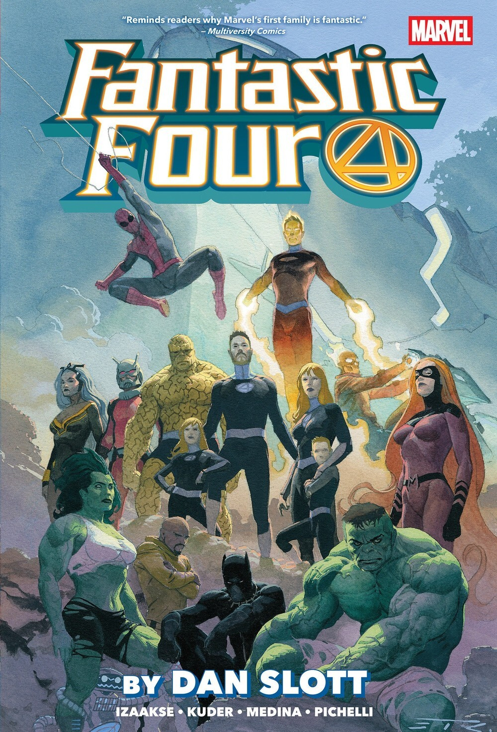 Fantastic Four By Dan Slott Omnibus Volume 1 HC (Cover A Esad Ribic Book Market Variant)