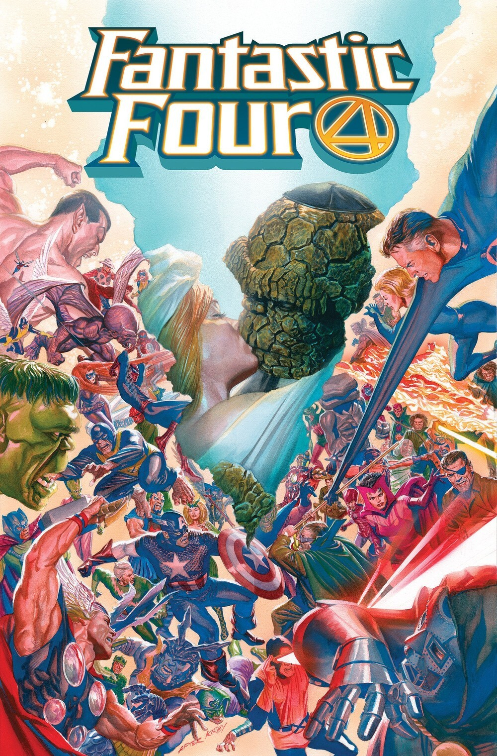 Fantastic Four By Dan Slott Omnibus Volume 1 HC (Cover B Alex Ross Direct Market Variant)