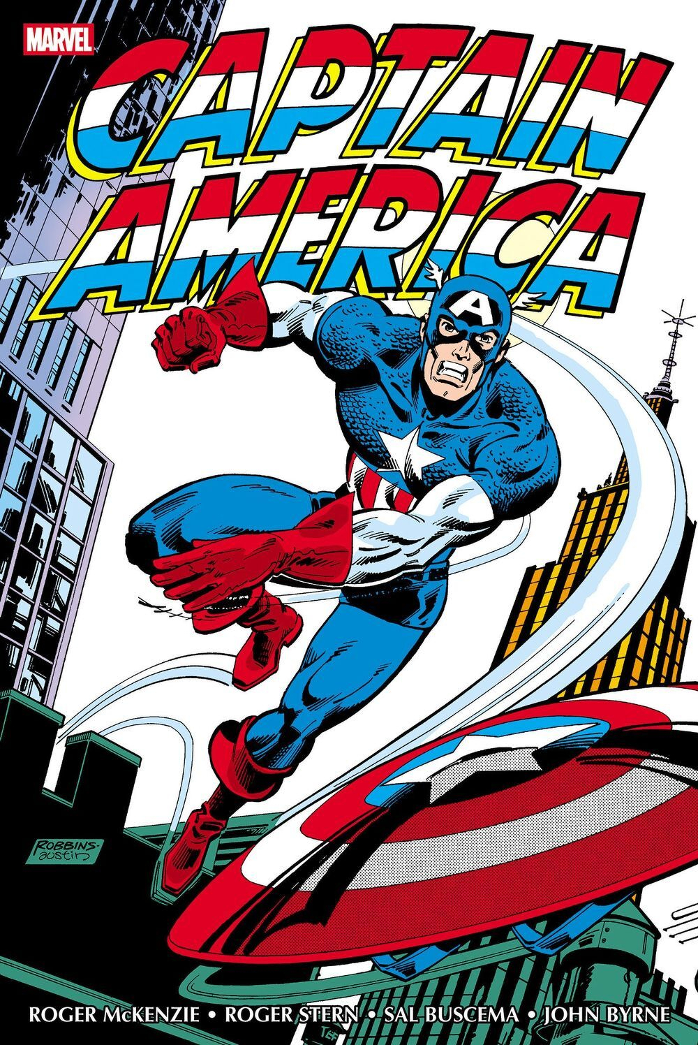Captain America Omnibus Volume 5 HC (Cover A Frank Robbins Book Market Variant)