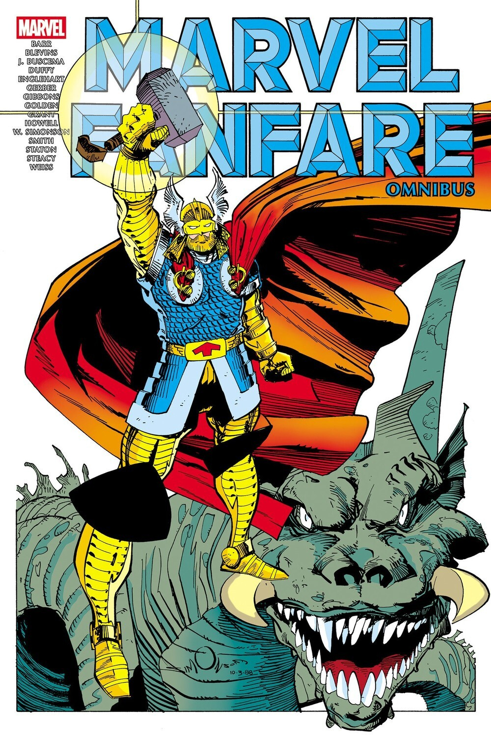 Marvel Fanfare Omnibus Volume 3 HC (Cover B Walter Simonson Direct Market Variant)