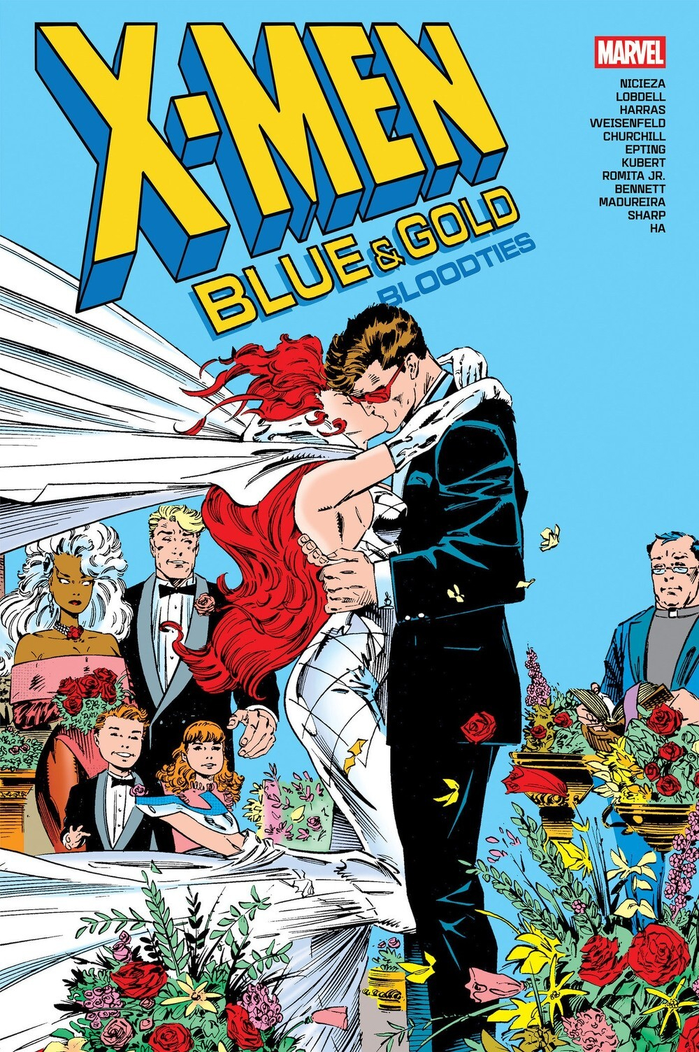 X-Men Blue And Gold Bloodties Omnibus HC (Cover A Andy Kubert Book Market Variant)