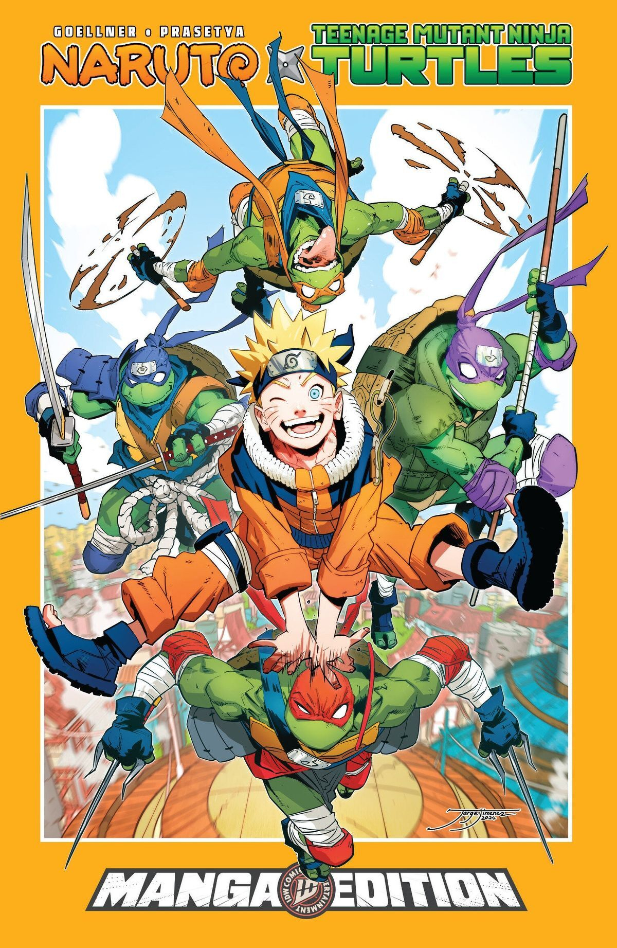 Naruto x Teenage Mutant Ninja Turtles Manga Style Edition TP