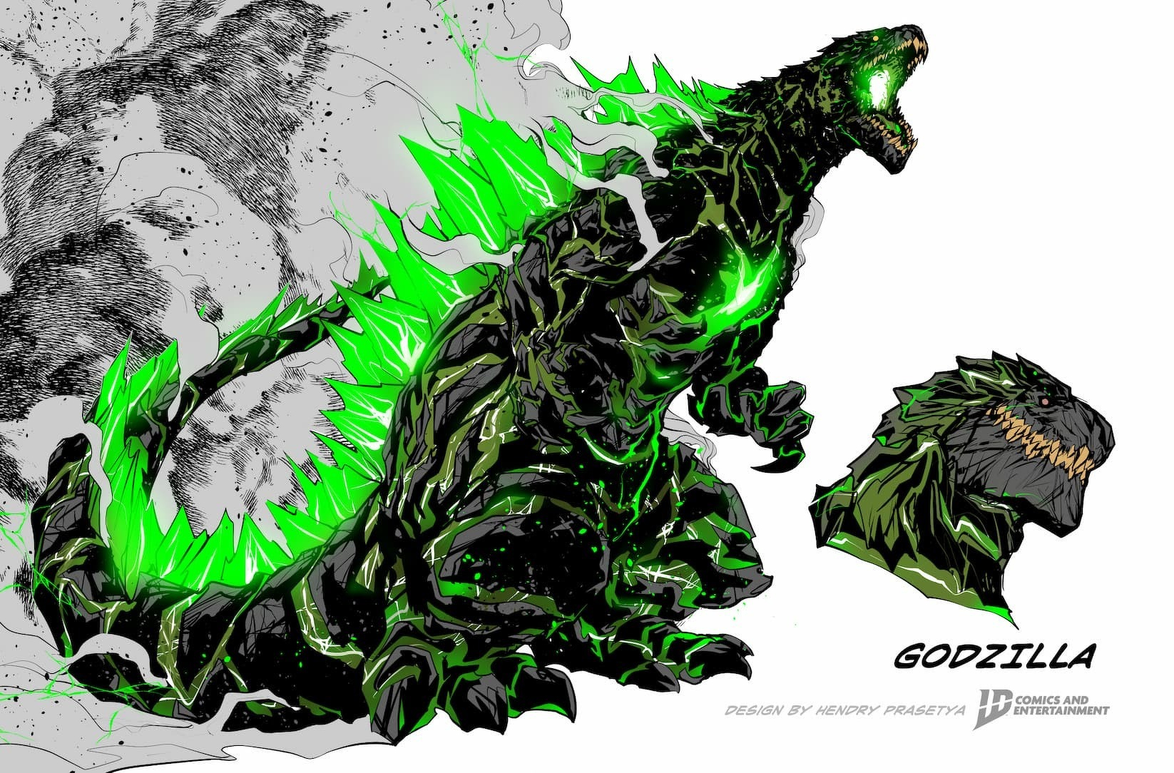 New Kai-Sei Era Godzilla design by Hendry Prasetya