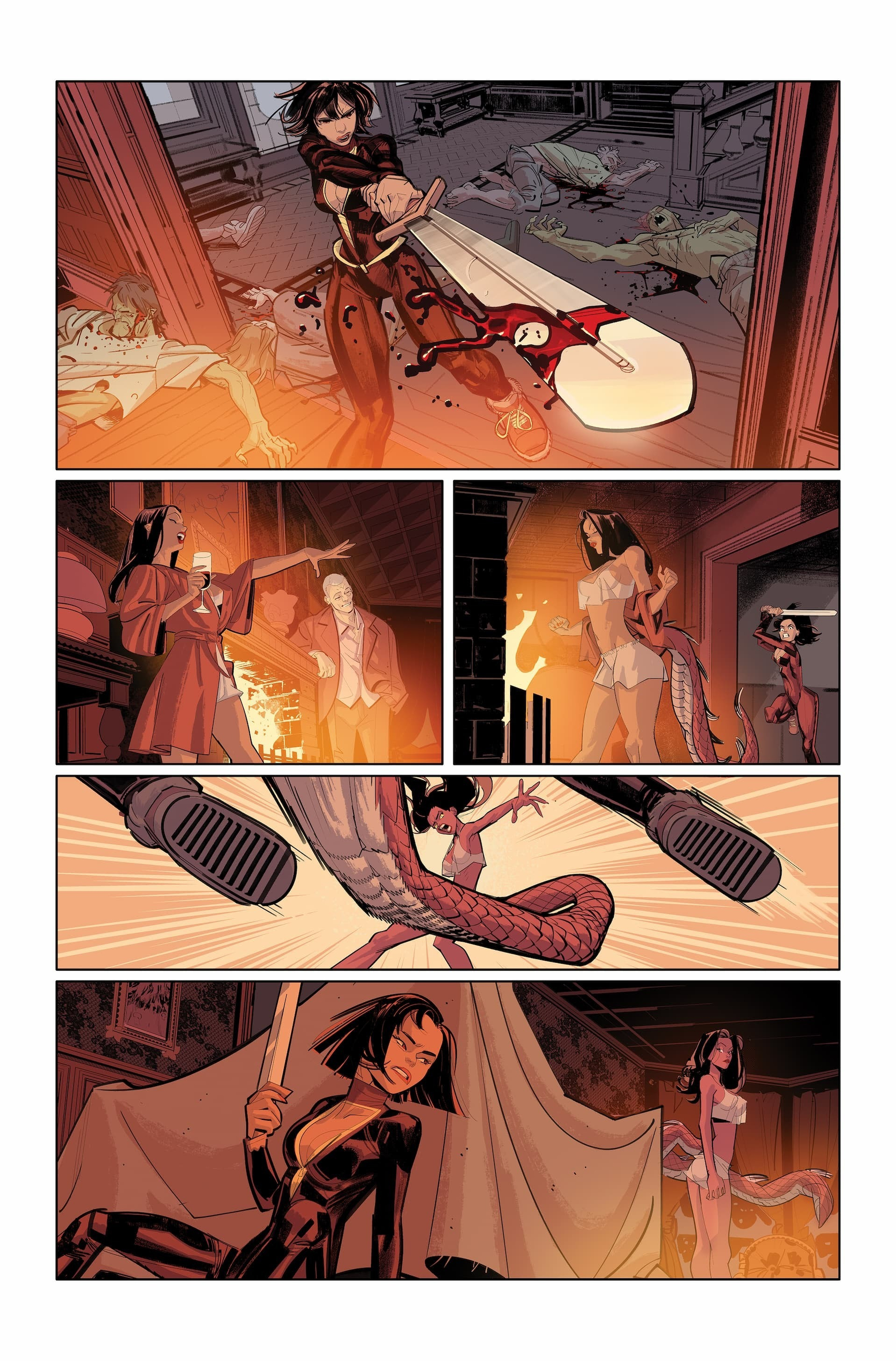 Interior color art by Conor Hughes and Fin Cramb