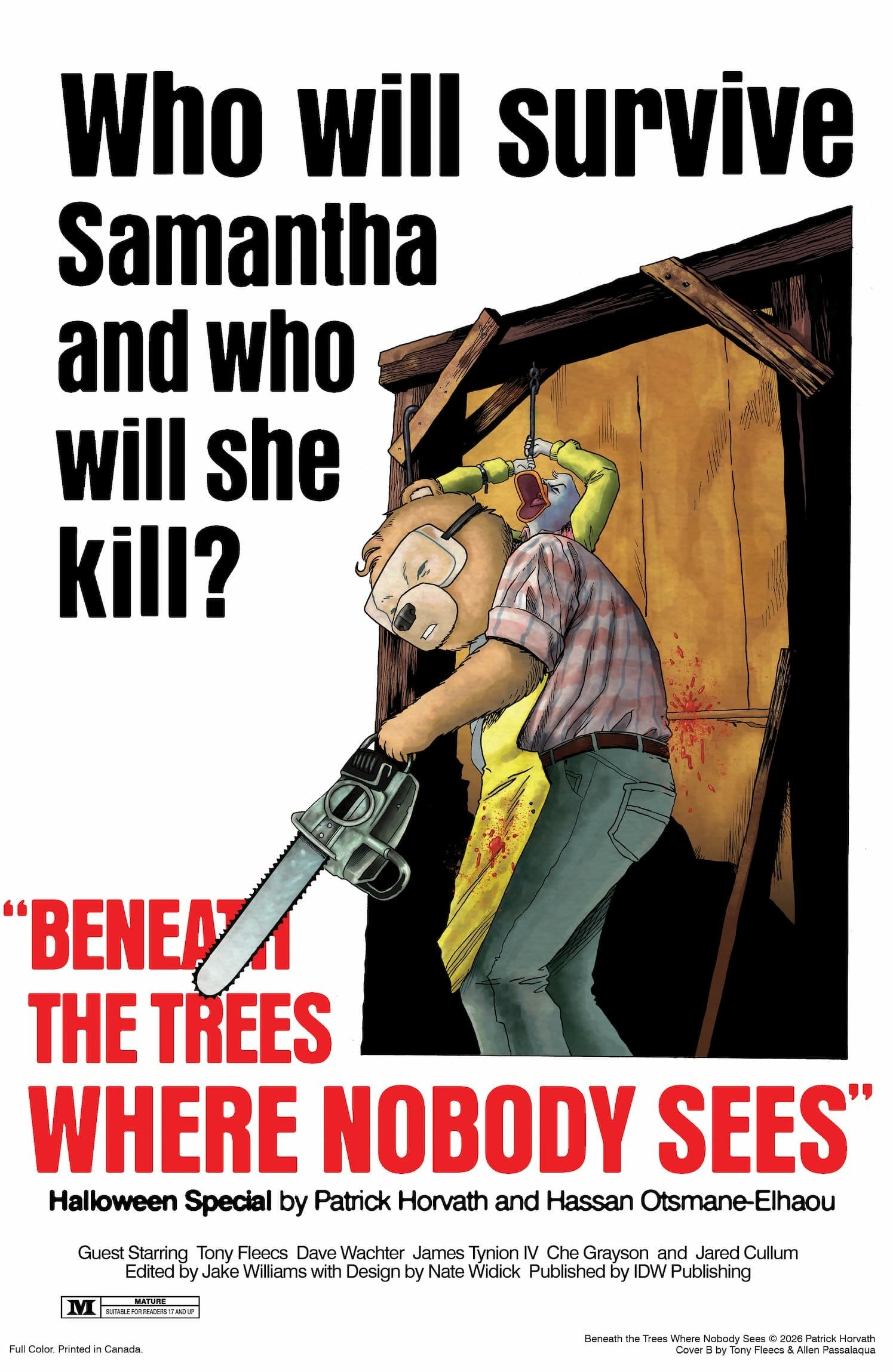 Cover B Movie Homage by Tony Fleecs