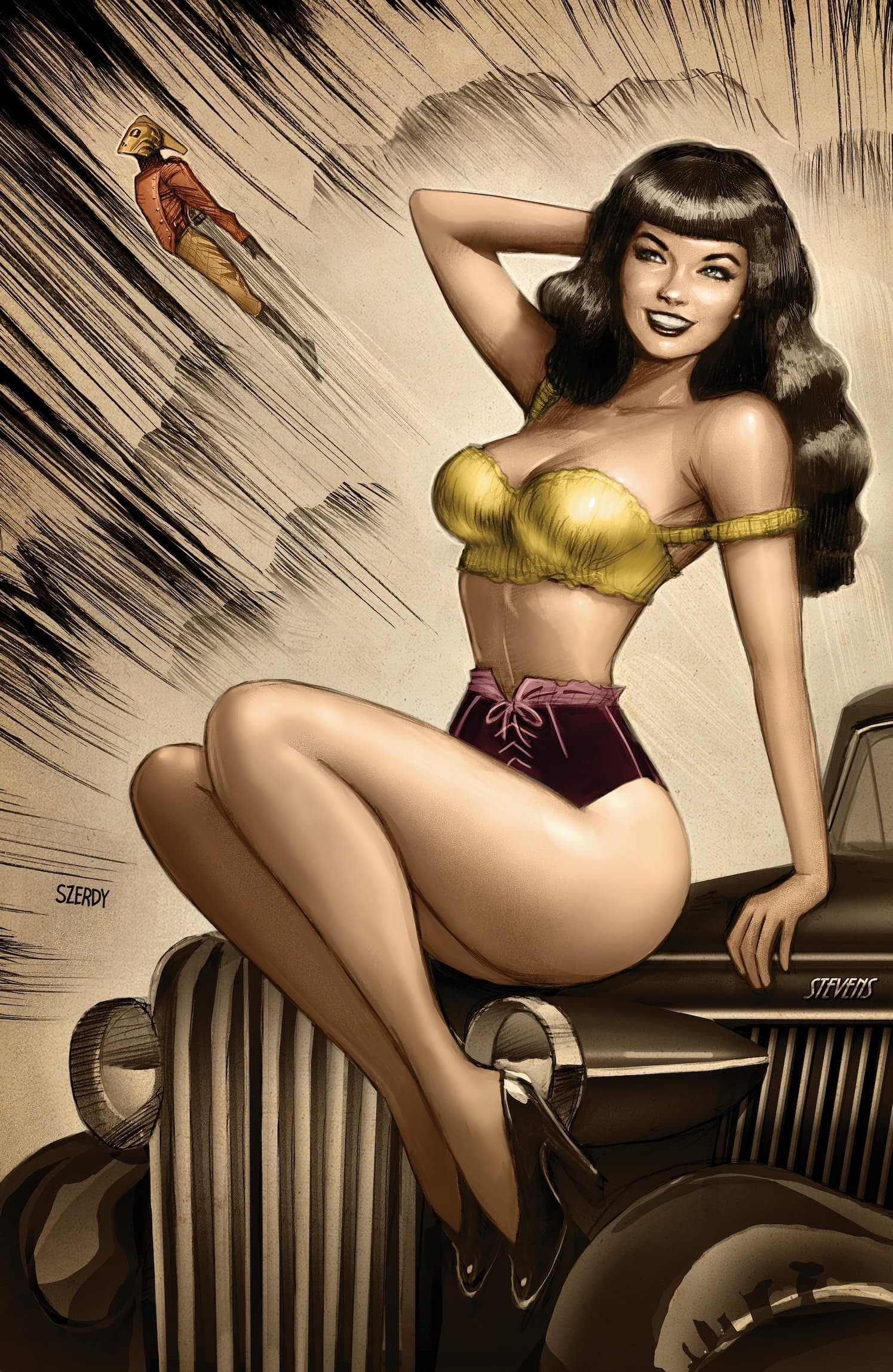 THE ROCKETEER: INFILTRATOR! #1 variant by Nathan Szerdy