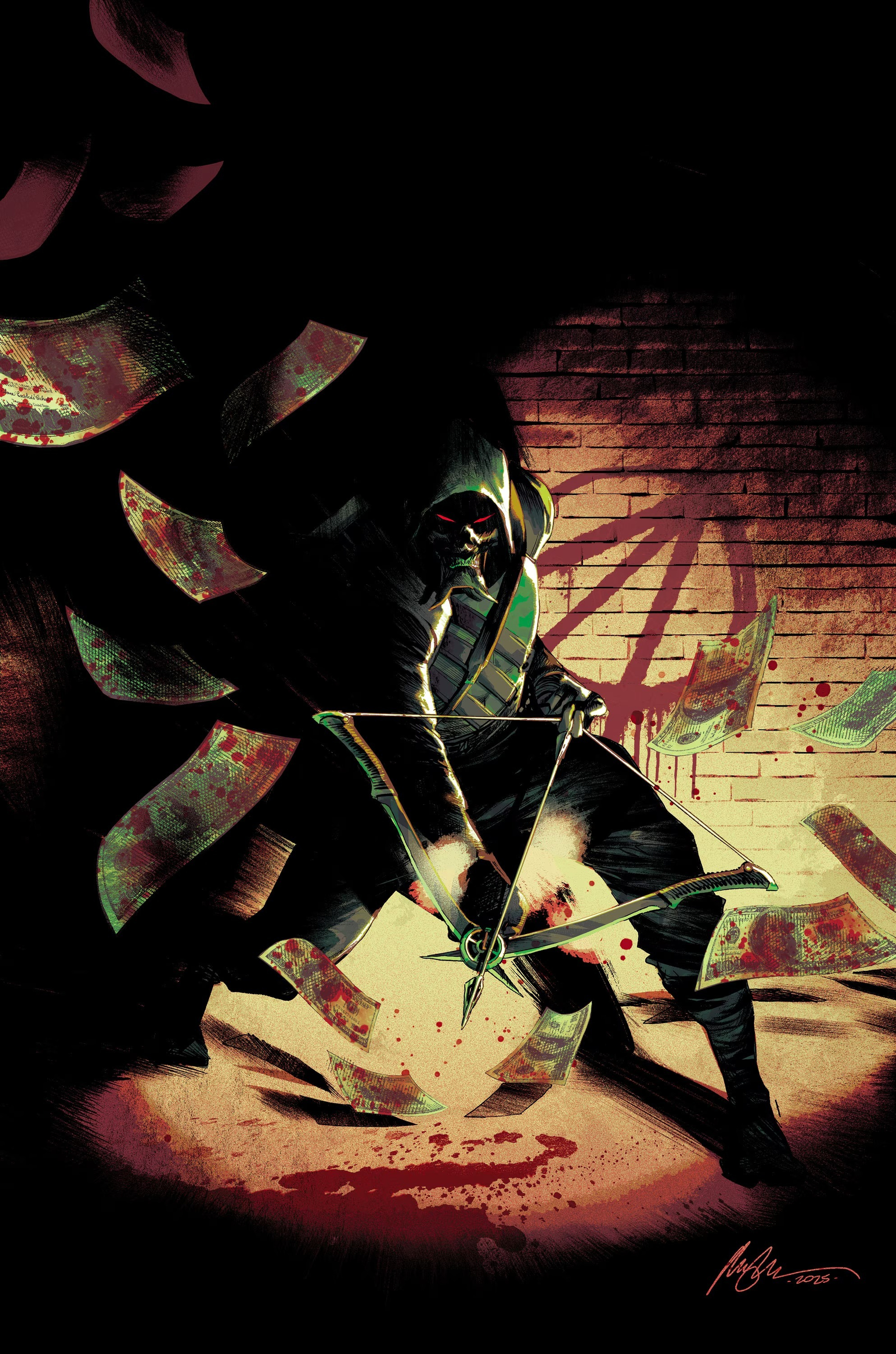 Absolute Green Arrow #1 second printing main cover by Rafael Albuquerque and Marcelo Maiolo