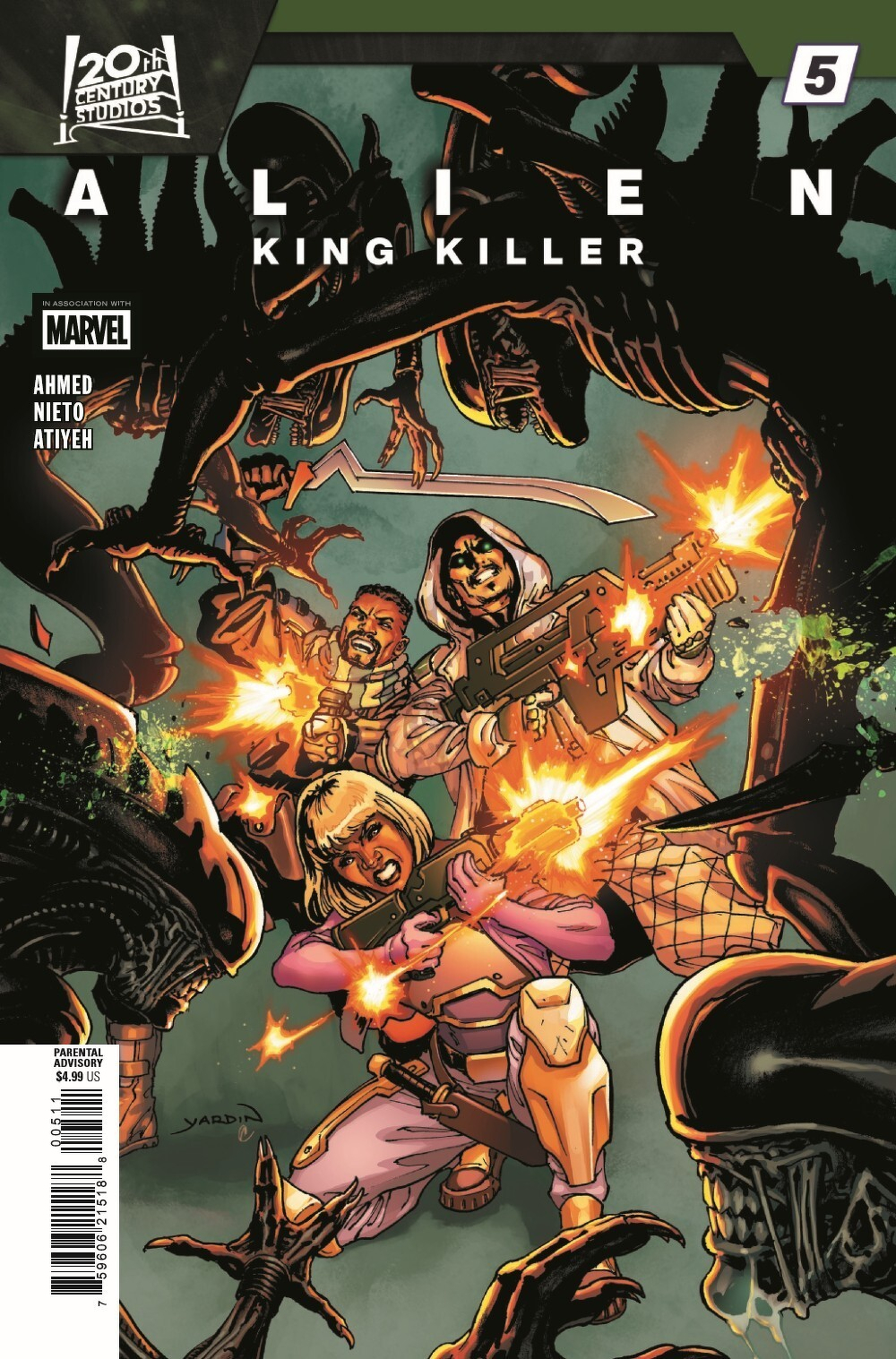 ComicList.Info Previews - ALIEN: KING KILLER #5 (OF 5) thumbnail
