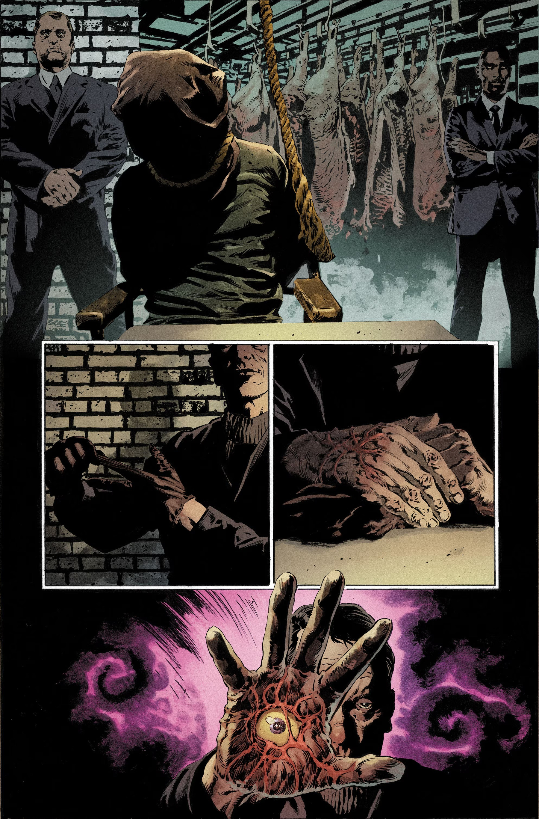 Black Tower: The Raven Conspiracy #1 interior art by Mike Perkins and Mike Spicer