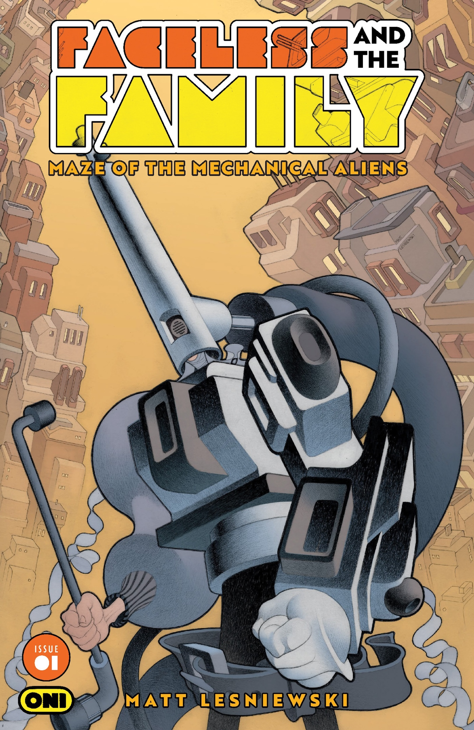 FACELESS AND THE FAMILY: MAZE OF THE MECHANICAL ALIENS #1