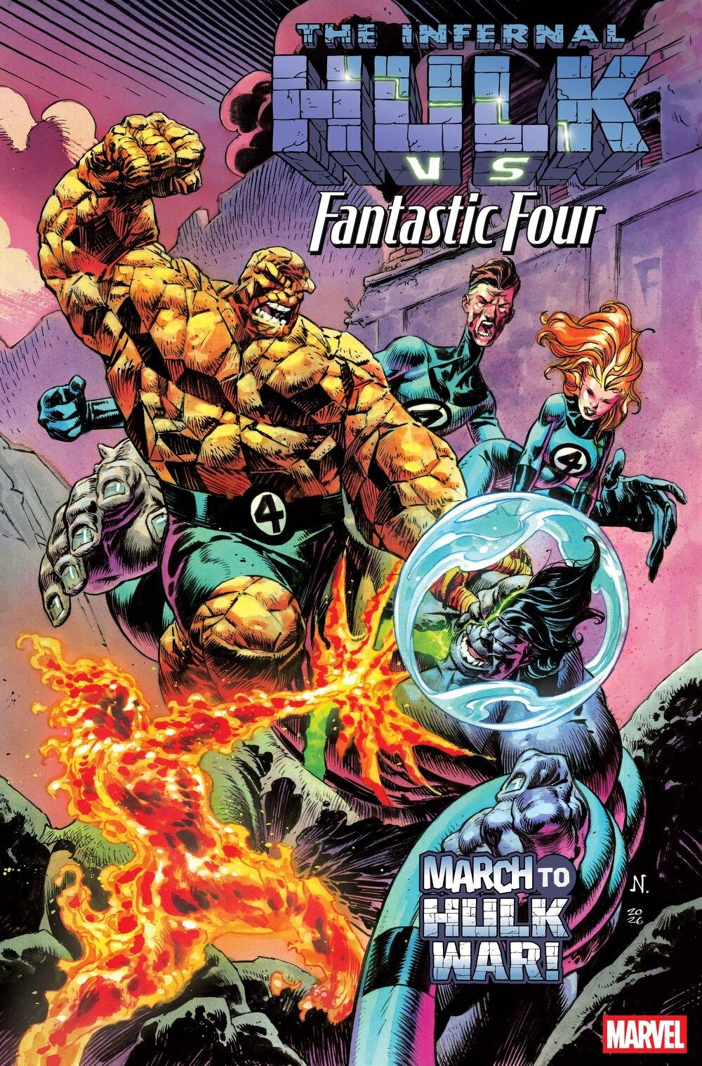 INFERNAL HULK VS. FANTASTIC FOUR #1
