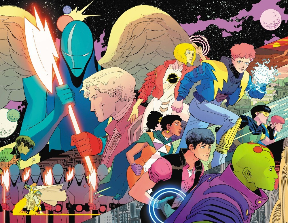 Legion of Super-Heroes #1 main cover by Hayden Sherman