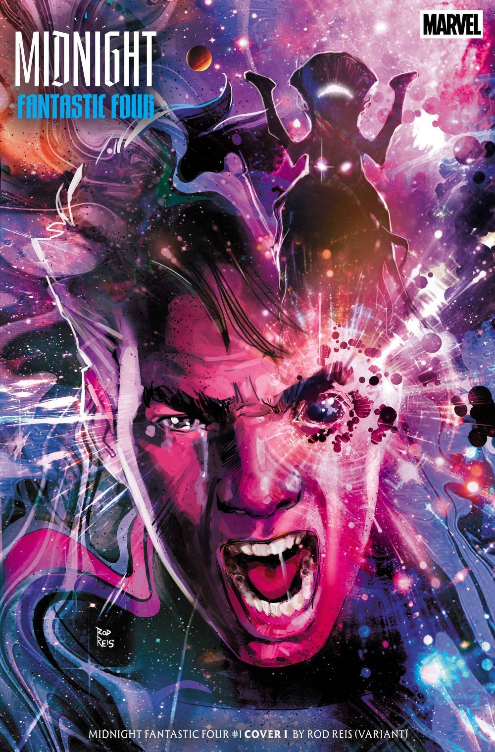 MIDNIGHT FANTASTIC FOUR #1 COVER I BY ROD REIS