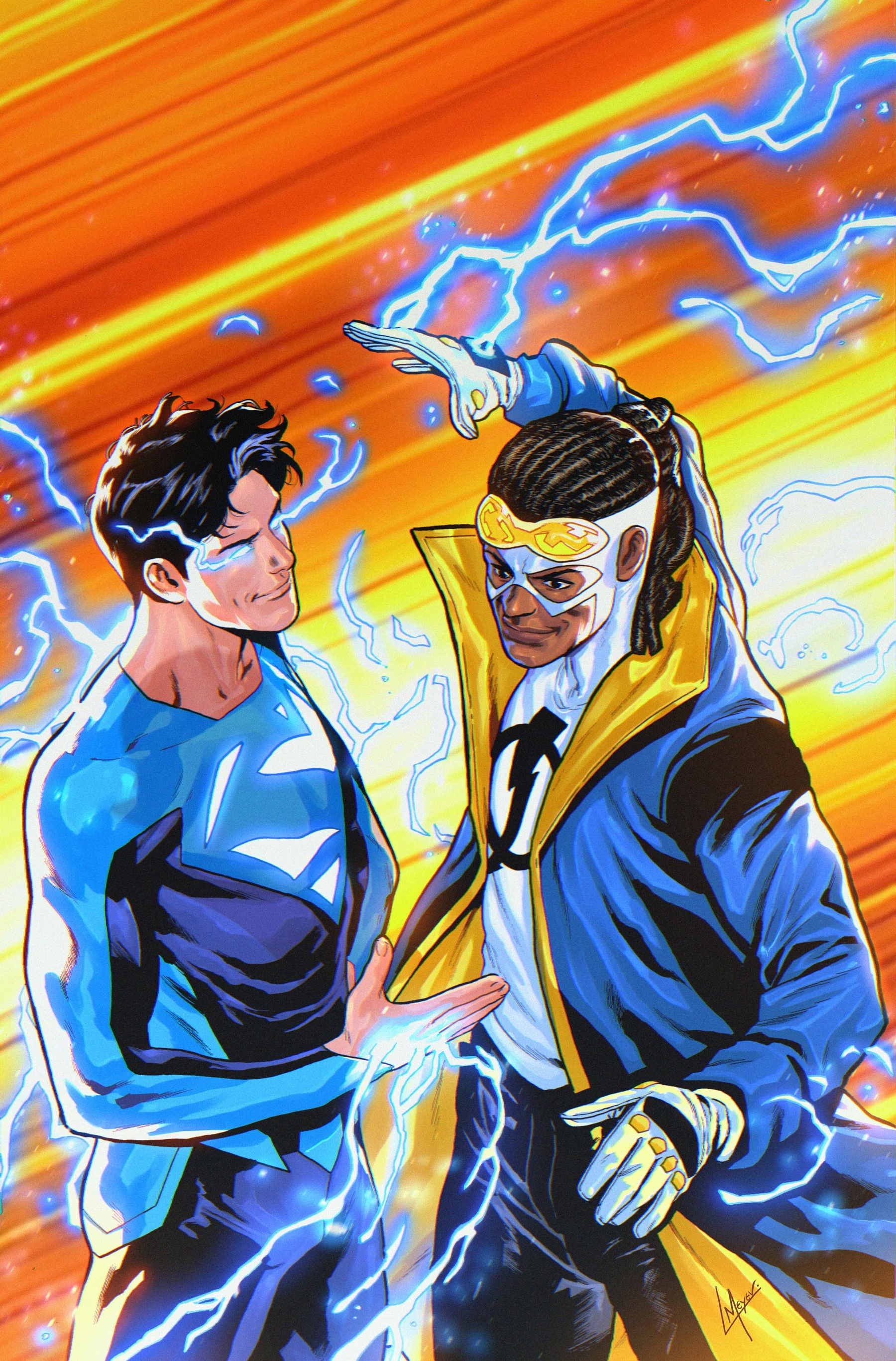 New Titans #38 variant covers by Lucas Meyer