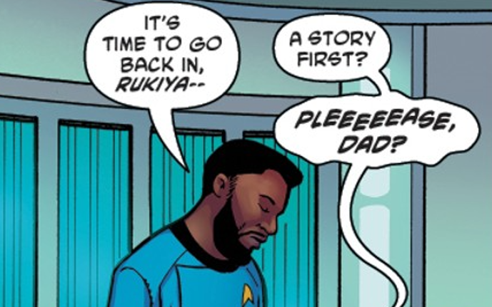 Star Trek: Deviations - Evermore #1 Preview: Poe's nightmares swallow M'Benga's daughter
