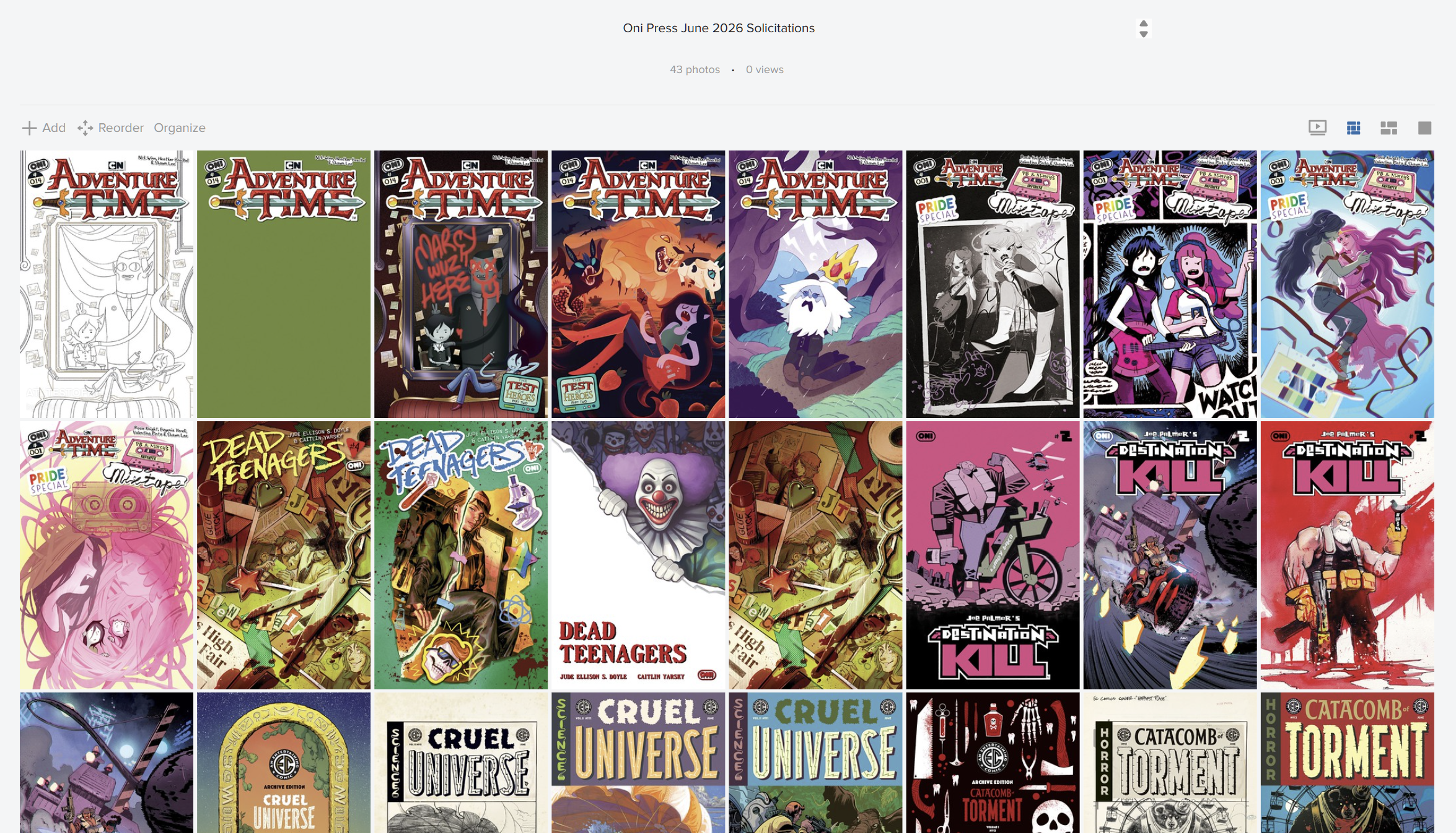 Oni Press June 2026 Solicitations