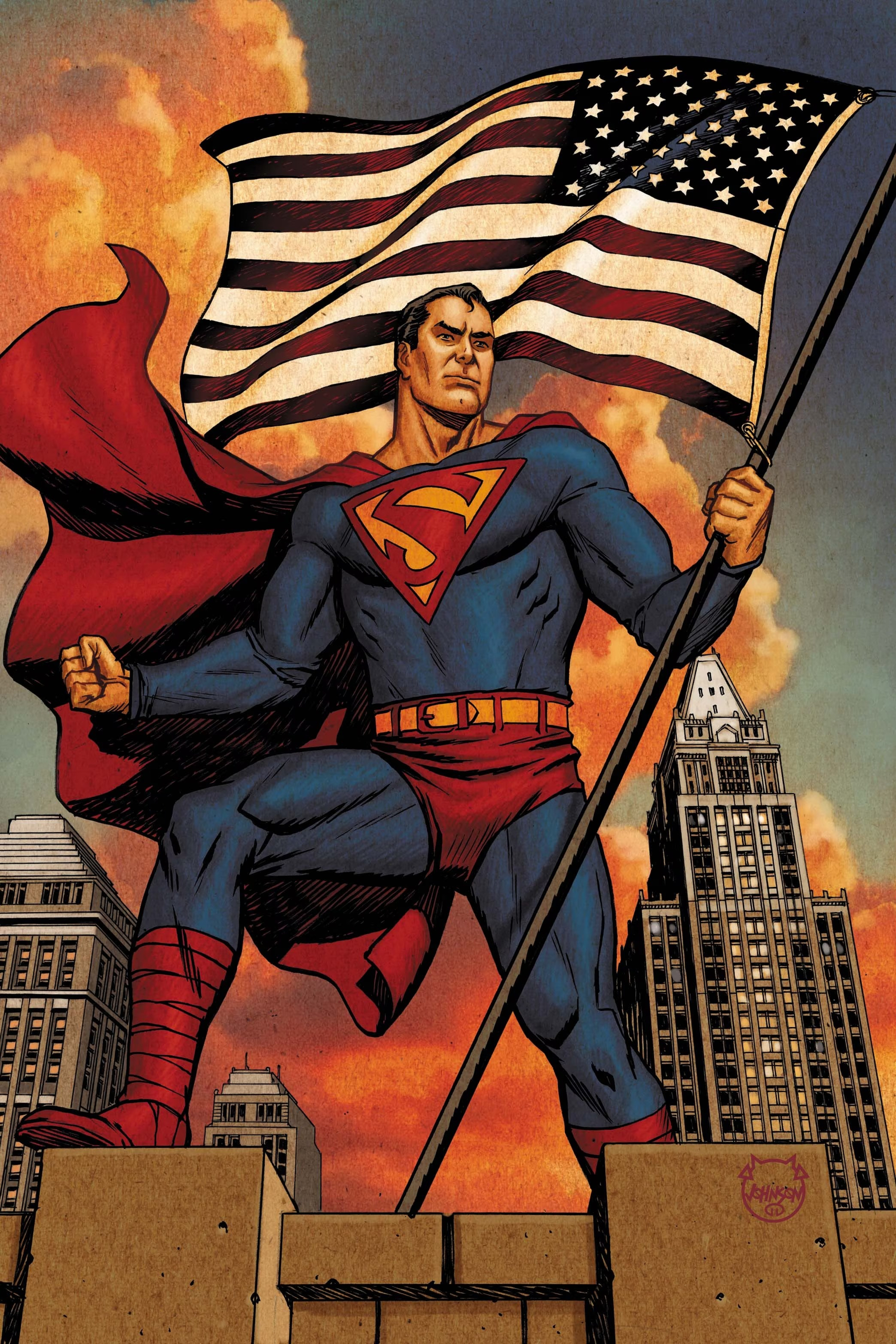 Superman: The Stranger #1 variant covers by Dave Johnson, Goran Parlov, and Ethan Young