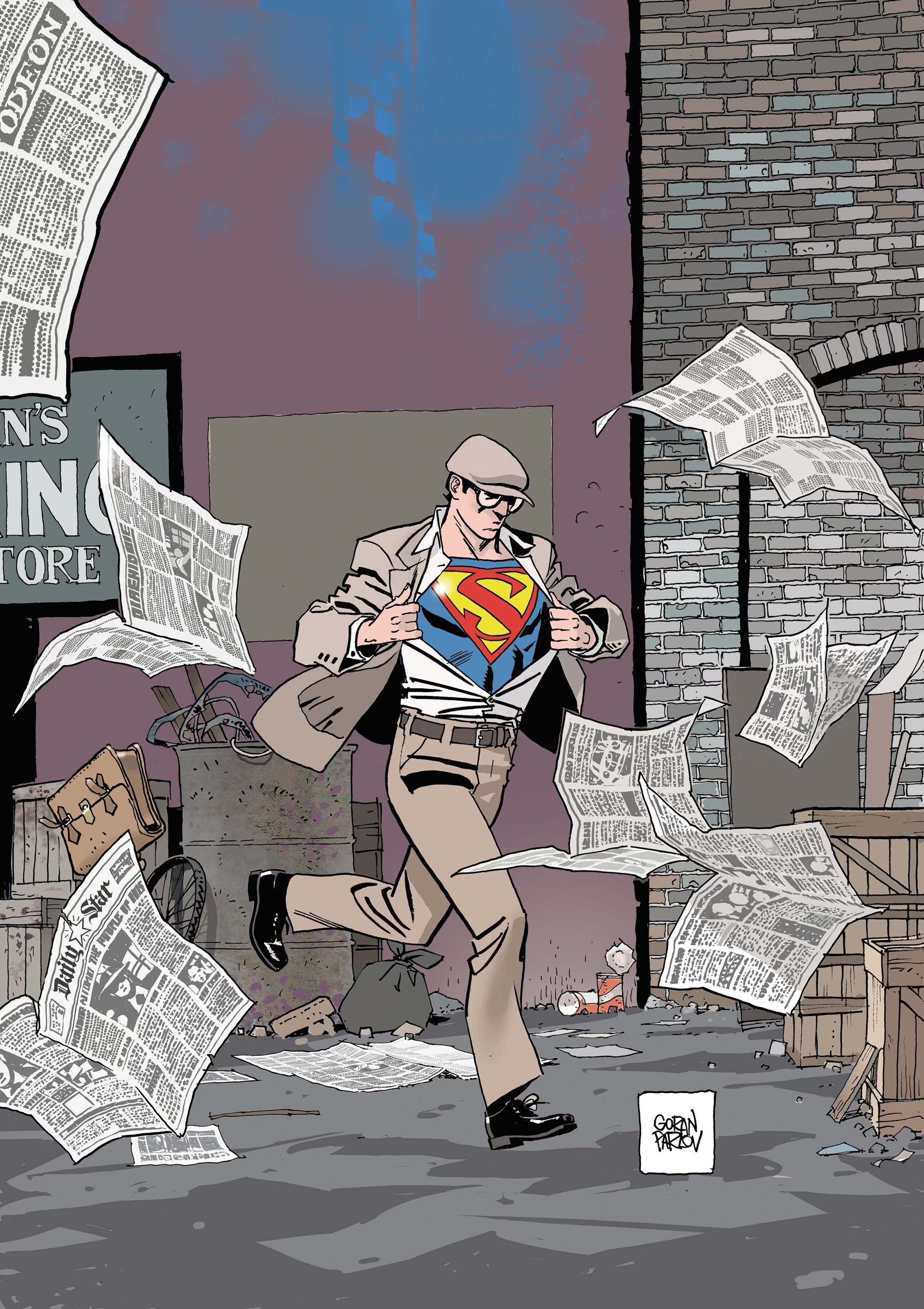 Superman: The Stranger #1 variant covers by Dave Johnson, Goran Parlov, and Ethan Young