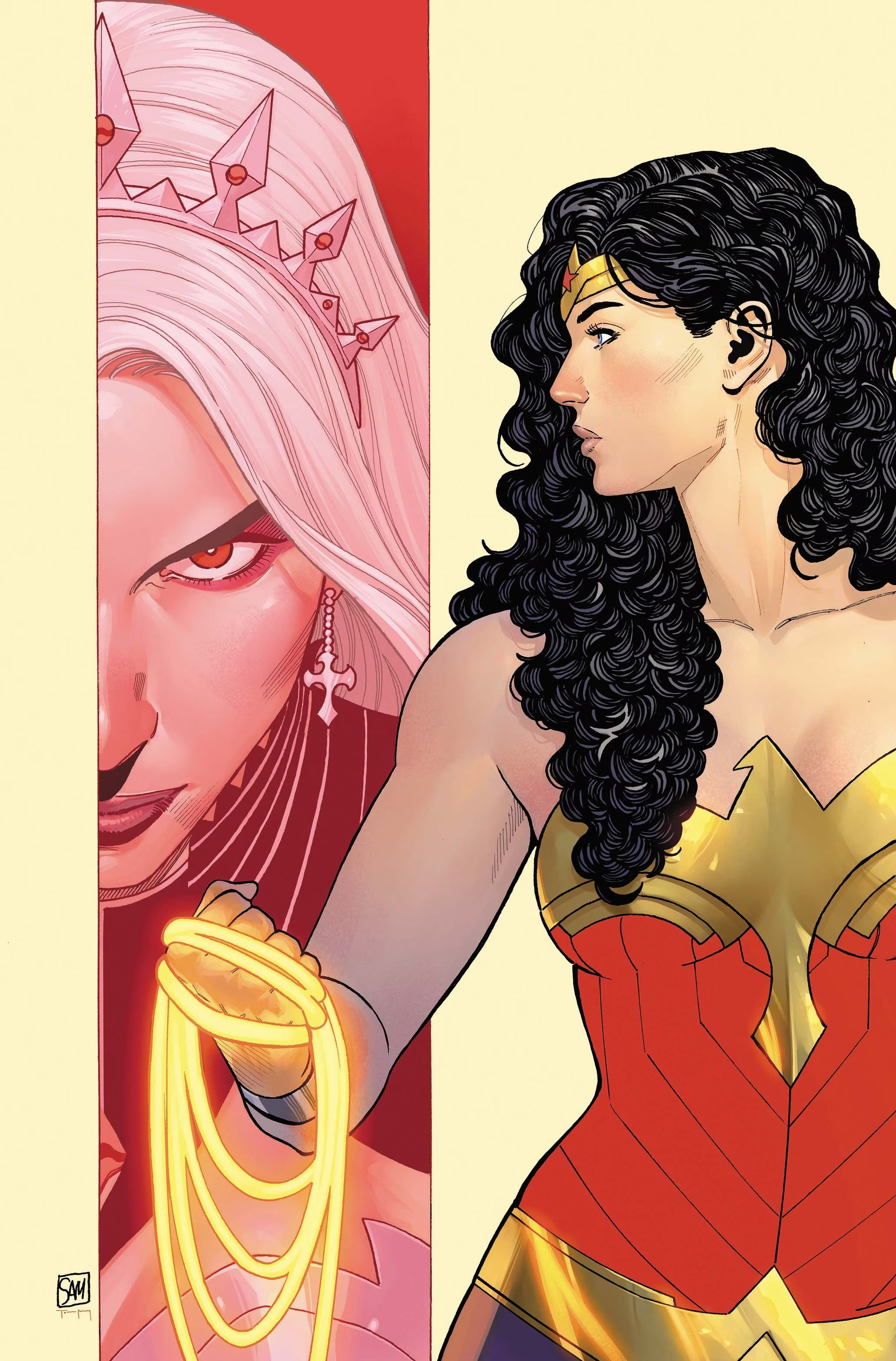 Wonder Woman #37 main cover by Daniel Sampere