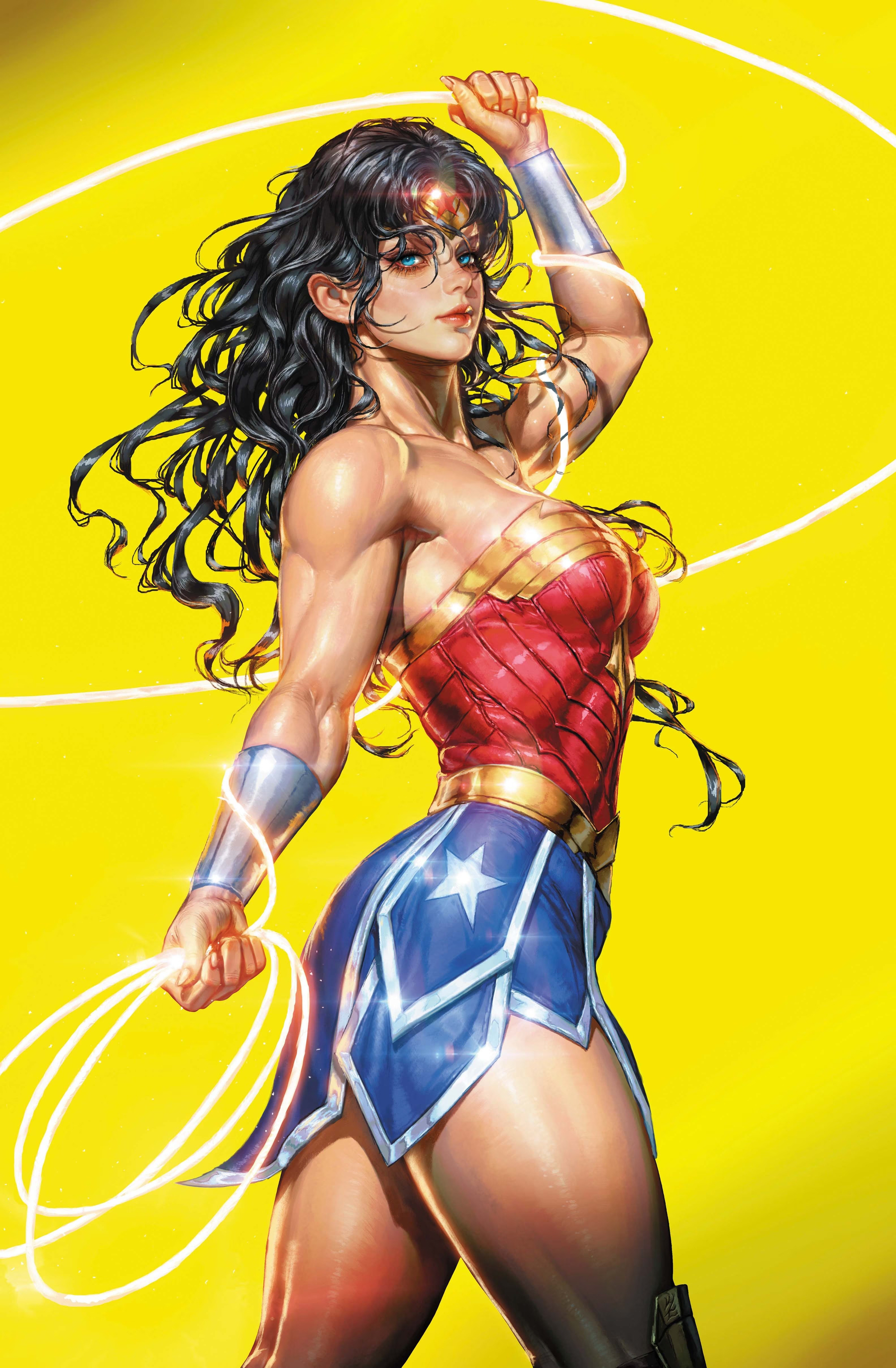 Wonder Woman #37 variant covers by David Nakayama, Kyuyong Eom, and Mahmud A. Asrar