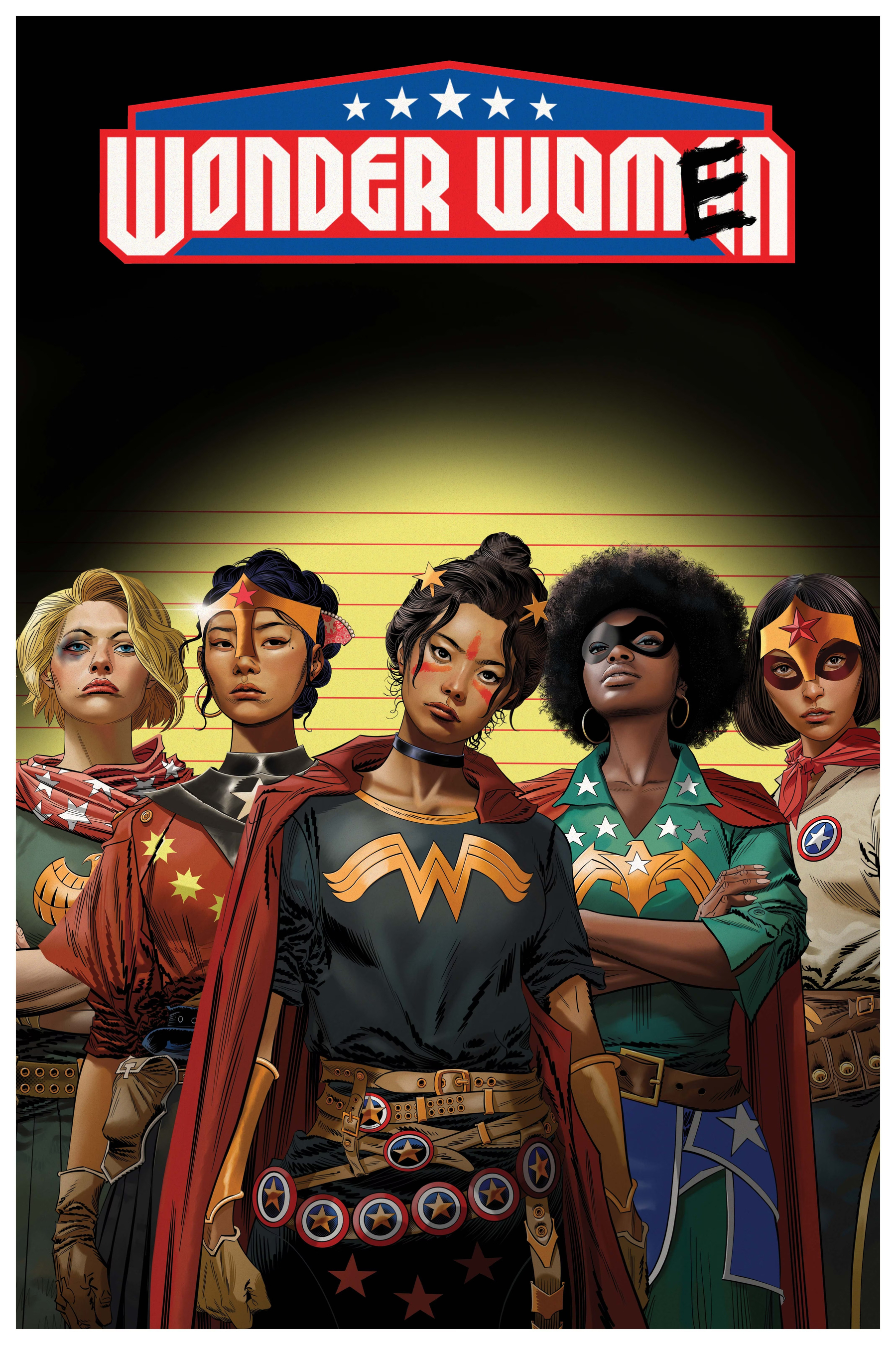 Wonder Woman #40 variant cover by Jamie Hewlett