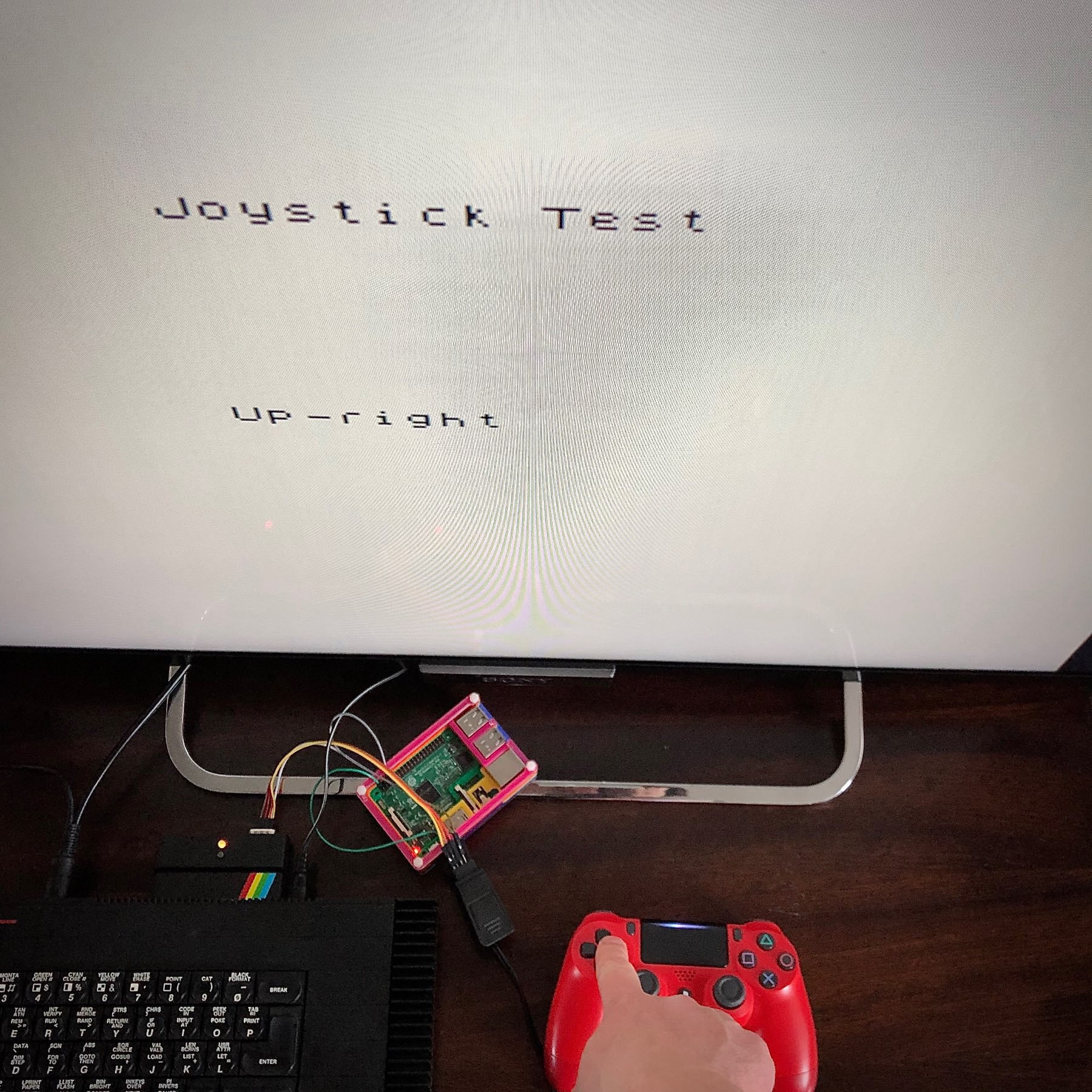 ZX Spectrum joustick test program