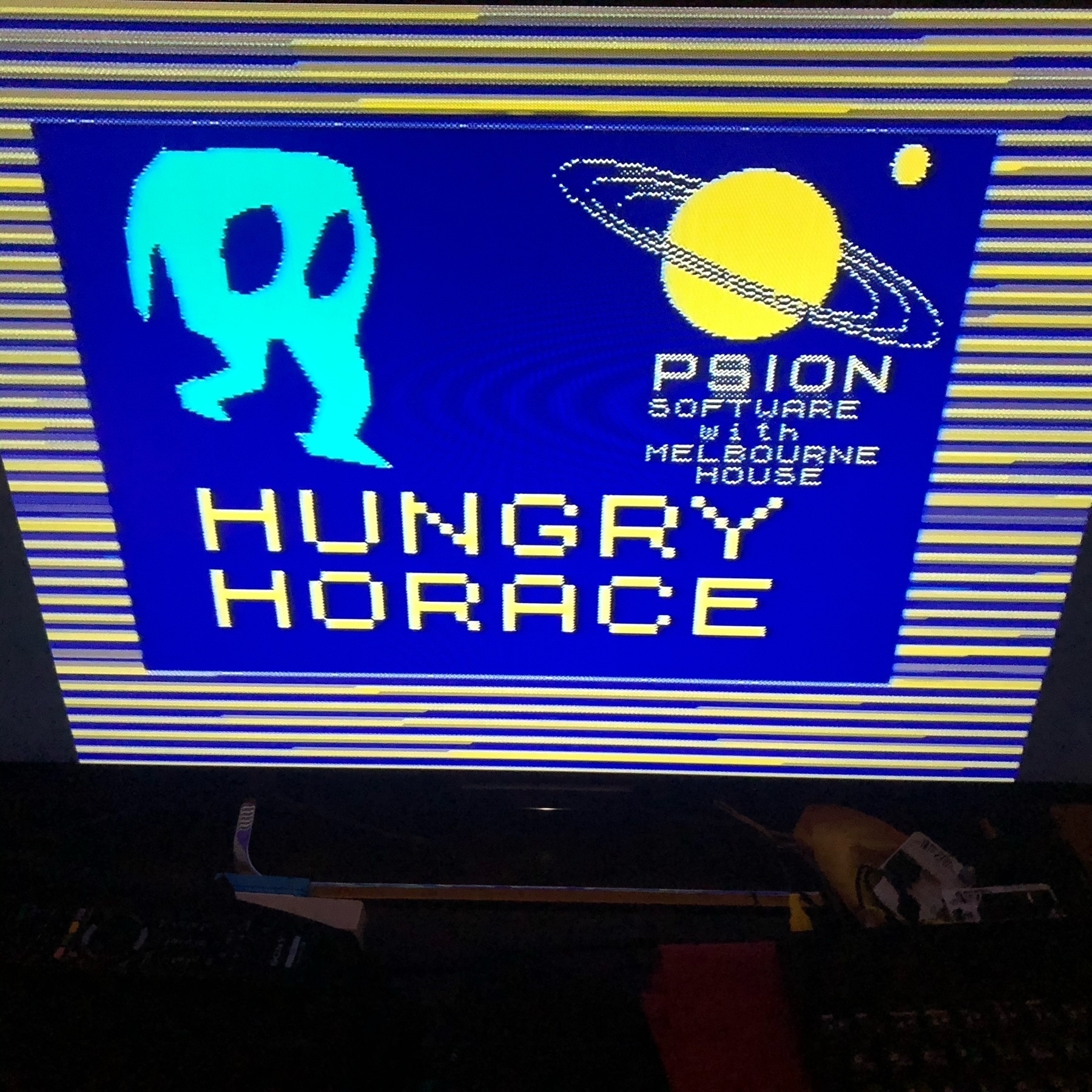 loading screen for HUNGRY HORACE