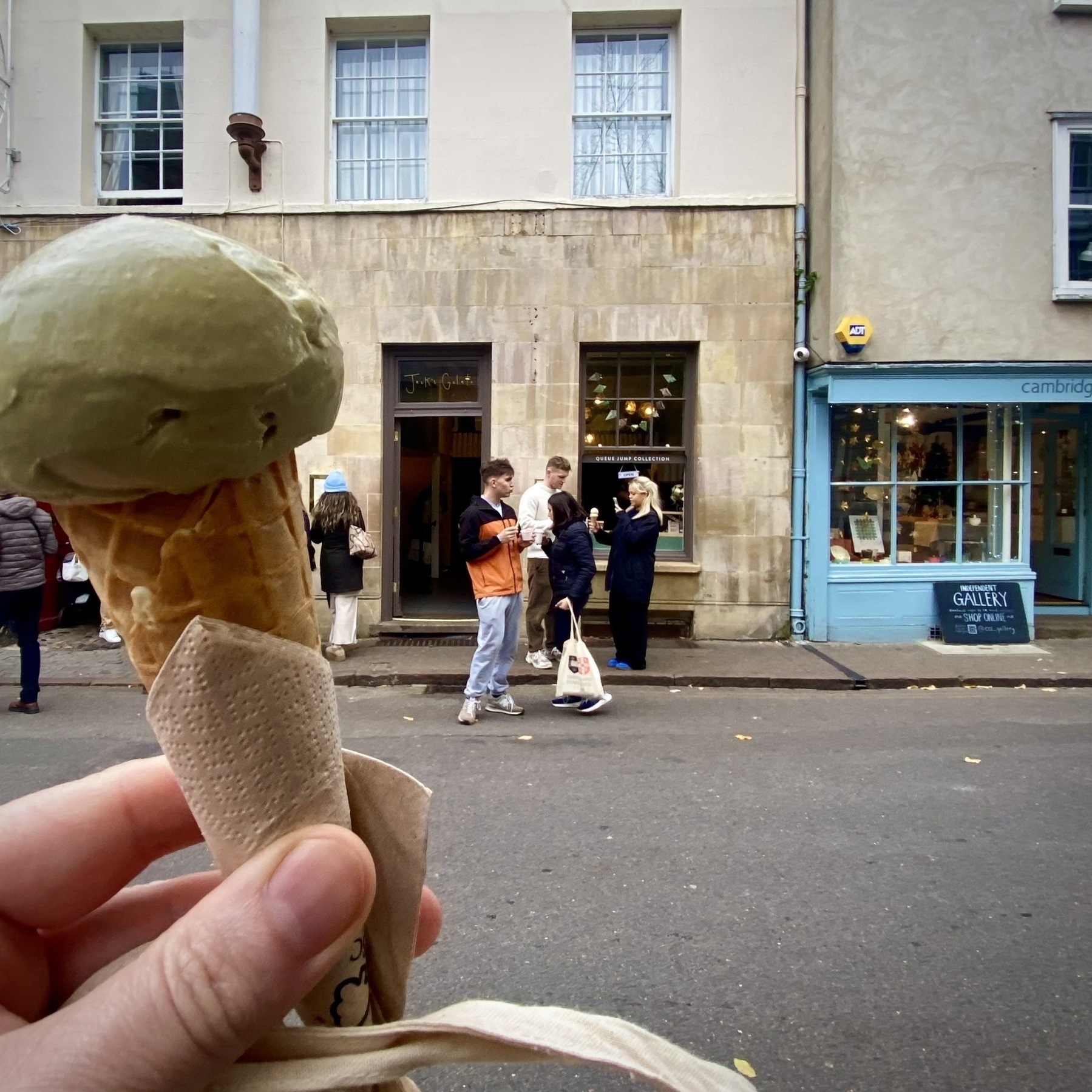 The highly-recommended Jack’s Gelato was great and understandably busy. 