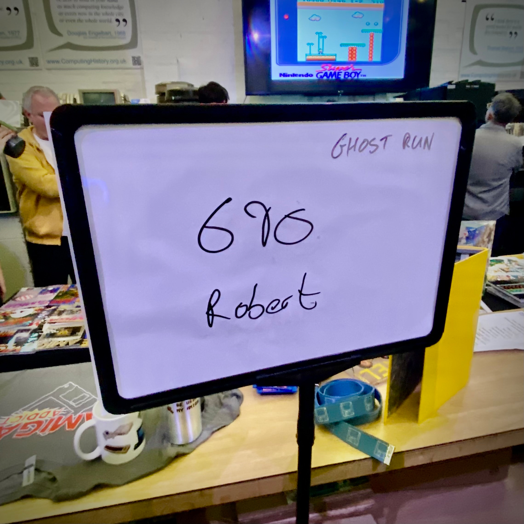 High score of 690 by Robert on “Ghost Run”