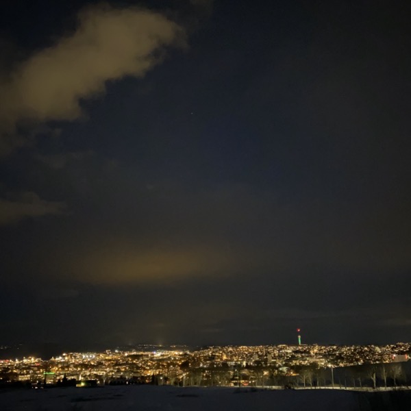 Trondheim fra Havstad, ikke Night Mode