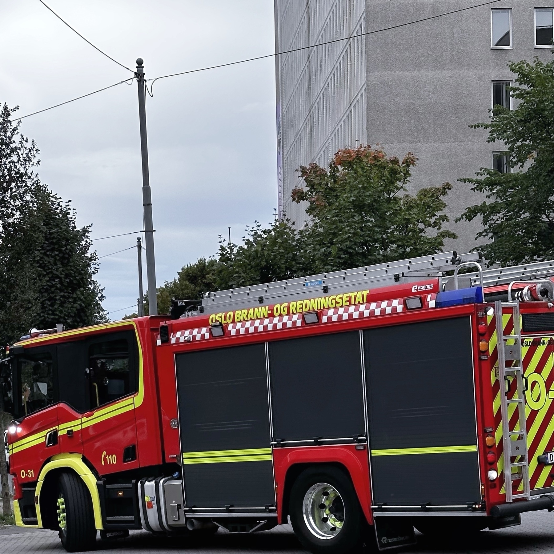 Fire engine from Oslo Brannvesen