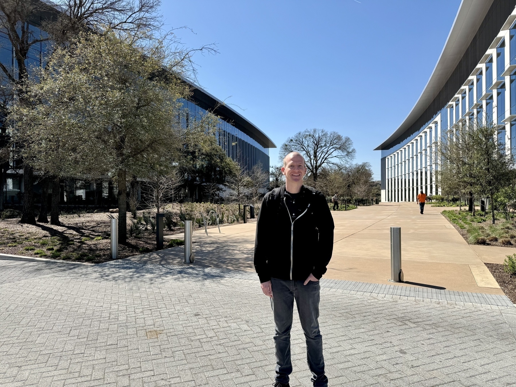 Brandon at the Apple campus in Austin, TX