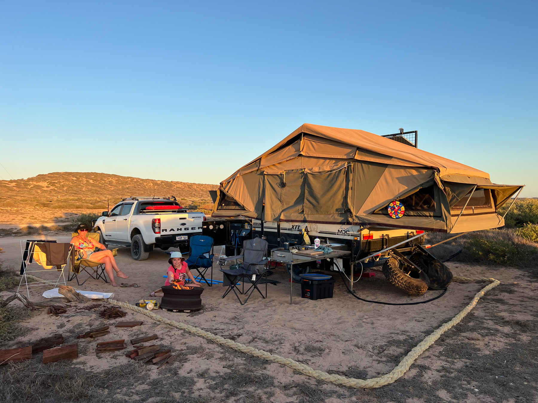 Our site at Quobba