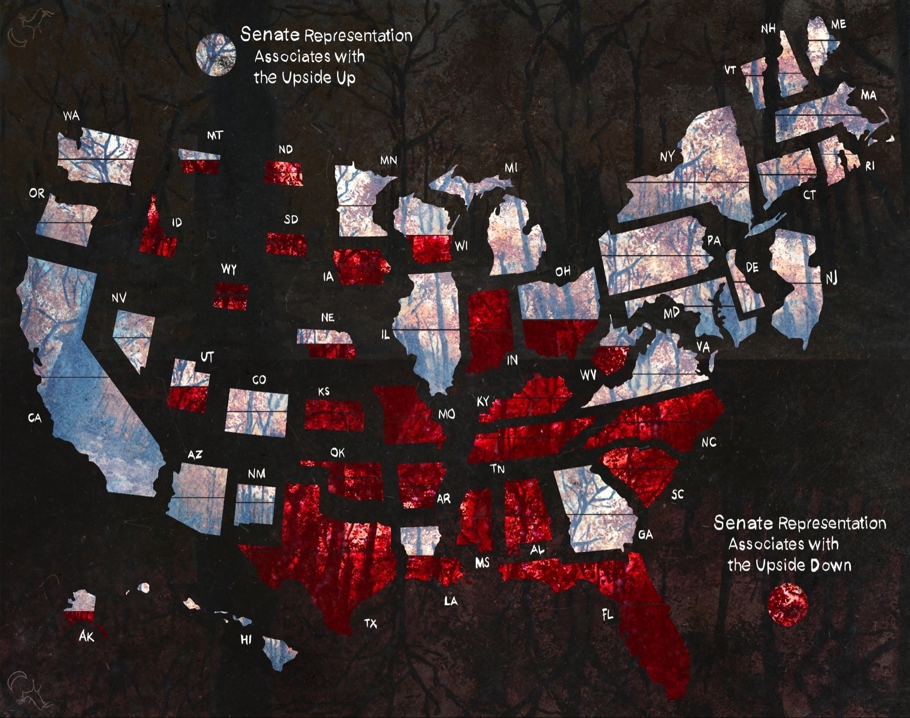 The Upside Down Senate Seats