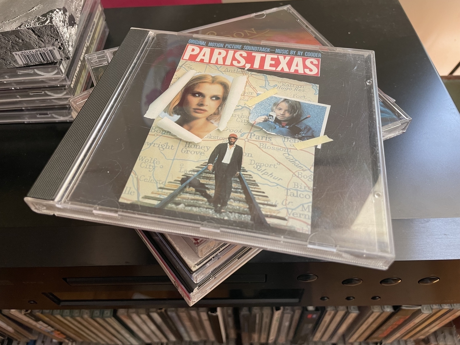 CD copy of Ry Cooder’s Paris, Texas soundtrack 