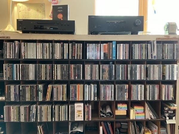 All of my CDs nice and orderly on the shelf