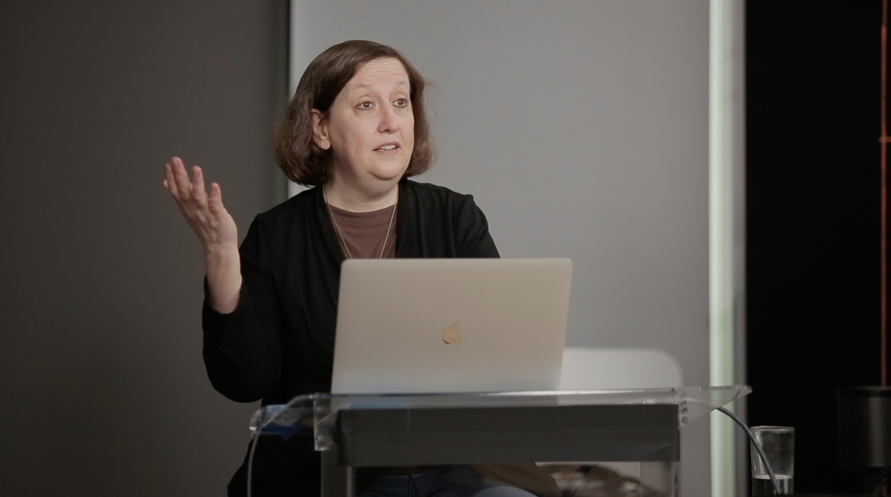 Jen teaching at Frontend Masters.