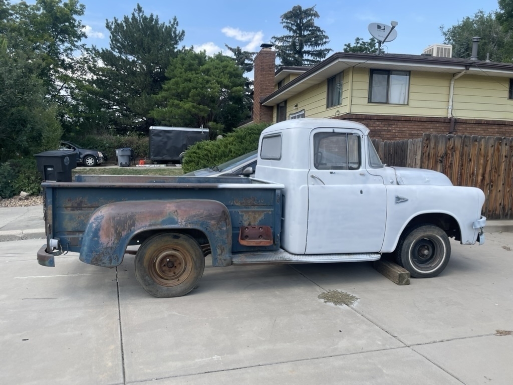 Side view of 1956 Dodge